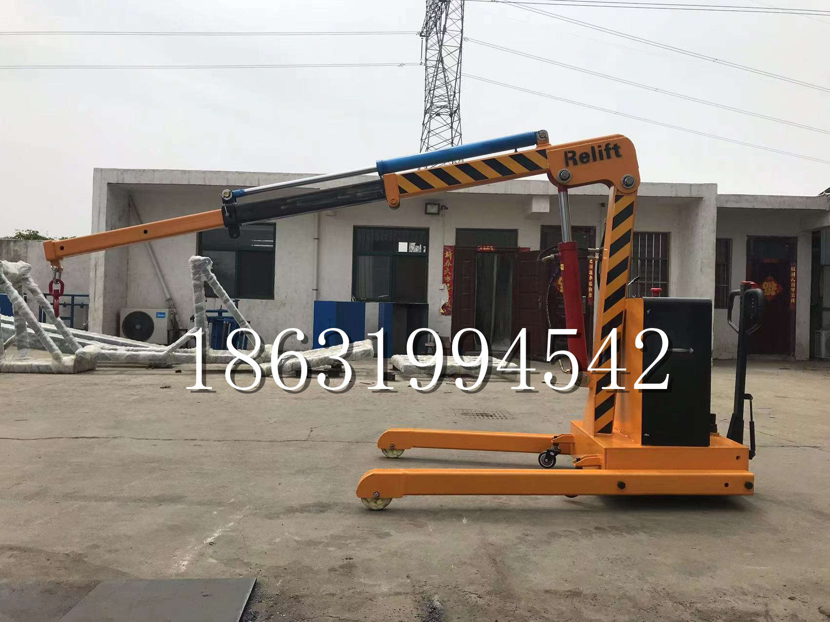 永清县久征定做3吨三轮随车吊 农用园林绿化移树吊 平板工程用小吊机